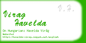 virag havelda business card